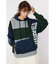 【WEB限定】ニットカスタム college フーディトップス