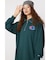 Champion ハーフジップスウェットワンピース