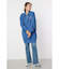 Champion ハーフジップスウェットワンピース