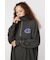 Champion ハーフジップスウェットワンピース