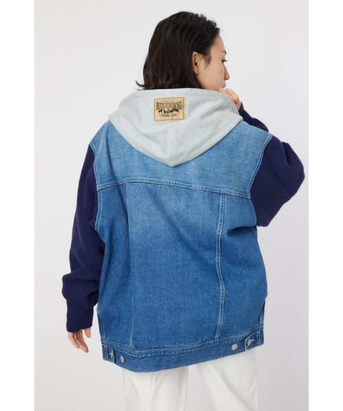 ニットドッキングデニムジャケット｜ロデオクラウンズ／ロデオ