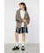 バックロゴドルマンニットカーディガン