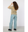 Flower Logo Embroidery Tシャツ