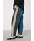 カスタムトラックデニムパンツ
