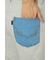 デニムウエスト スウェットワイドパンツ