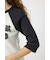 ダメージアップリケラグランリブ Tシャツ