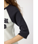 ダメージアップリケラグランリブ Tシャツ