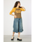 ダメージアップリケラグランリブ Tシャツ