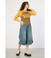 ダメージアップリケラグランリブ Tシャツ