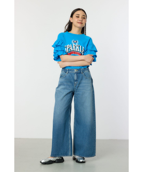 ロデオクラウンズワイドボウル ビッグリボンデニムパンツ RODEO CROWNS WIDE BOWL | ビッグリボンデニムパンツ (ワイド