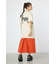 スプレーロゴニットワンピース