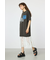 スプレーロゴニットワンピース