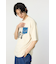 メンズスプレーロゴニットトップス