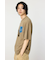 メンズスプレーロゴニットトップス