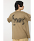 メンズスプレーロゴニットトップス