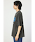 メンズスプレーロゴニットトップス