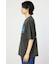 メンズスプレーロゴニットトップス