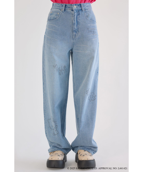 サンリオキャラクターズ)DRAWING キティパンツ｜ロデオクラウンズ