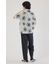 ポリメッシュフラワーシャツ
