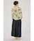 ポリメッシュフラワーシャツ
