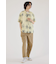 ポリメッシュフラワーシャツ