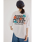 フラワークロスパッチTシャツ
