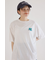 フラワークロスパッチTシャツ