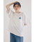 フラワークロスパッチTシャツ