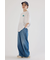 フラワークロスパッチTシャツ