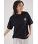 フラワークロスパッチTシャツ