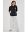フラワークロスパッチTシャツ