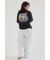 フラワークロスパッチTシャツ