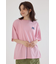 フラワークロスパッチTシャツ