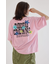 フラワークロスパッチTシャツ