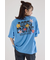 フラワークロスパッチTシャツ