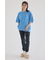 フラワークロスパッチTシャツ