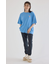 フラワークロスパッチTシャツ