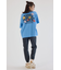 フラワークロスパッチTシャツ