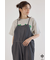 クールデニムリボンサロペット