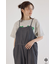クールデニムリボンサロペット