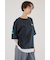 フェイクレイヤードスクリプトロゴ Tシャツ