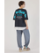 フェイクレイヤードスクリプトロゴ Tシャツ