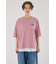 フェイクレイヤードスクリプトロゴ Tシャツ