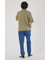 メンズCURVE LOGOコンビニットトップス