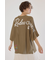 BIG LOGO5分袖ニットトップス