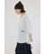カラーステッチVネック5分袖Tシャツ