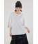 カラーステッチVネック5分袖Tシャツ