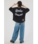カラーステッチVネック5分袖Tシャツ