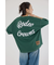 カラーステッチVネック5分袖Tシャツ