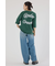 カラーステッチVネック5分袖Tシャツ